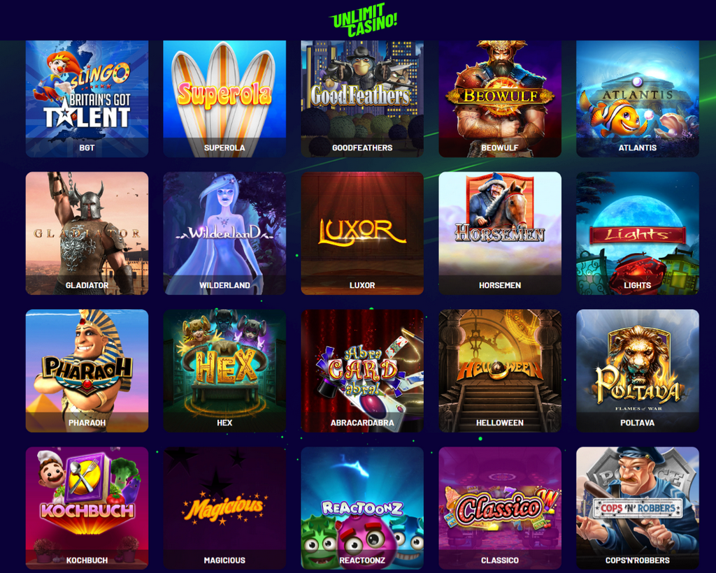 Unlimit Casino Site - Casinos Online